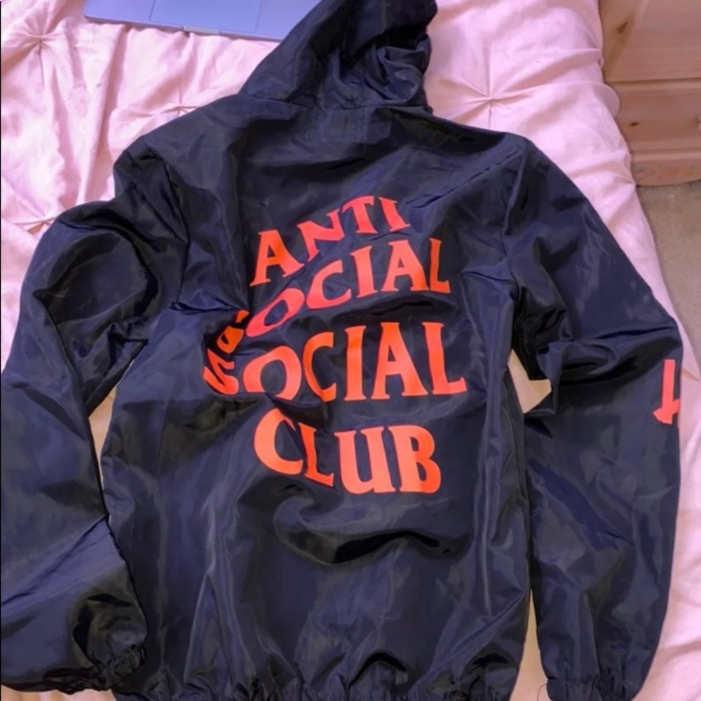 Anti social social club windbreaker